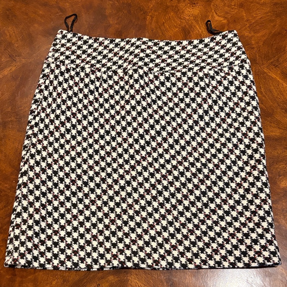 ANTONIO MELANI Houndstooth Pencil Skirt